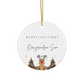 2024 Personalized Grandson Christmas Ornament