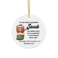 2024 Personalized Grandson Christmas Ornament