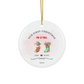 2024 Personalized First Christmas Married Ornament