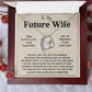 Sugar Spring - 'To My Future Wife' Necklace: Elegant Pendant Gift with Luxury Box - A Heartfelt Token for Your Soon-to-be Bride B0CN1P9B3M