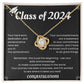 Class of [2024] Graduation Necklace - Personalized College Graduation Gift Idea for Her to Celebrate a Major Milestone
