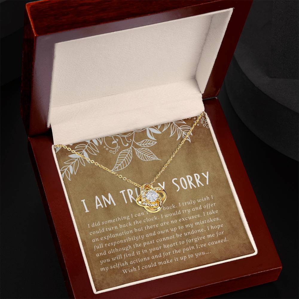 I'm Sorry Gift, Apology Necklace For Wife Girlfriend, Shannon