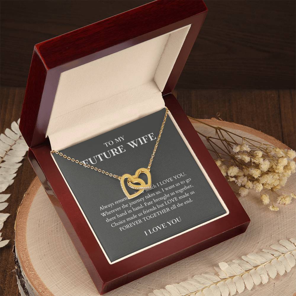 To My Future Wife Necklace, Engagement Gift For Future Wife B0BV6VW99Q