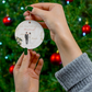 2024 Personalized First Christmas Married Circle Ceramic Ornament