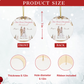 2024 Personalized First Christmas Married Circle Ceramic Ornament