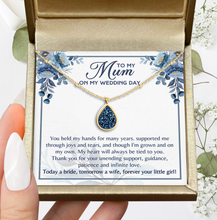 Load image into Gallery viewer, Water Drop Necklace Gift for Mum from Son-Daughter, Mother&#39;s Day
