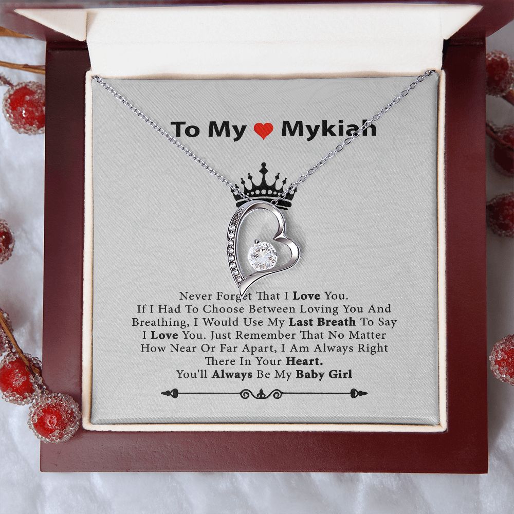 To My Daughter Necklace Saundra Whitaker