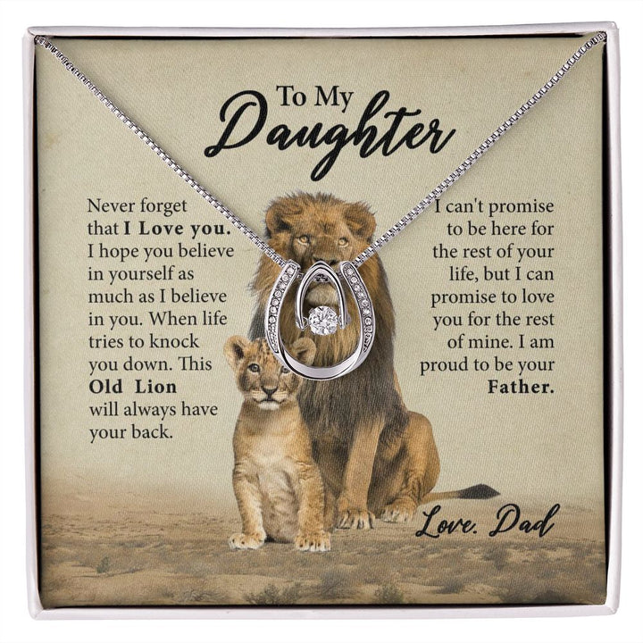 Father Daughter Gifts From Dad, To My Daughter Necklace From Dad, To  Daughter Birthday Gift, Dad Daughter Gifts With Box - AliExpress