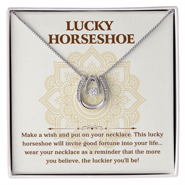 Blair Signature Lucky Horseshoe Necklace | Blair C Dworkin Fine Art &  Jewelry