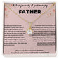 "Honoring Dad's Memory: Bereavement Necklace for Loss of Father - A Lasting Reminder of Love"