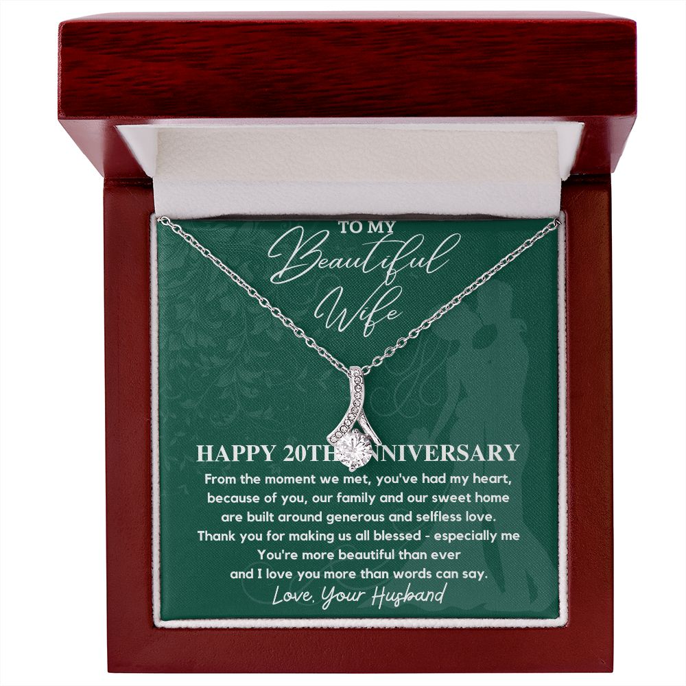 20th Anniversary Gift Personalised Candle – Kindred Fires