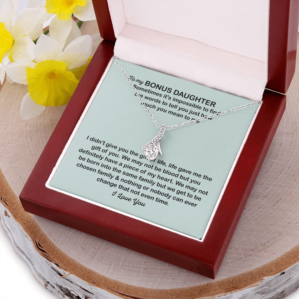 Bonus Mom Necklace Family Gifts - txx188k17Gift Box