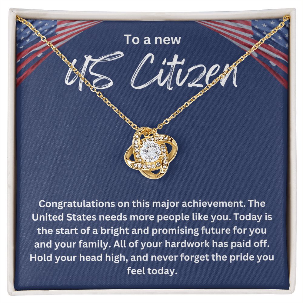 Make a Statement with Our American Citizenship Gifts Necklace - Meaning for  Any Proud American
