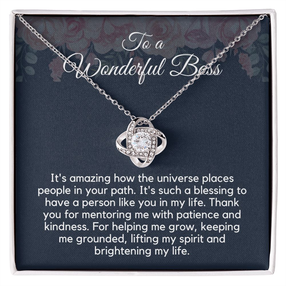 Express Your Gratitude with Our Boss Appreciation Gifts for Women Necklace"