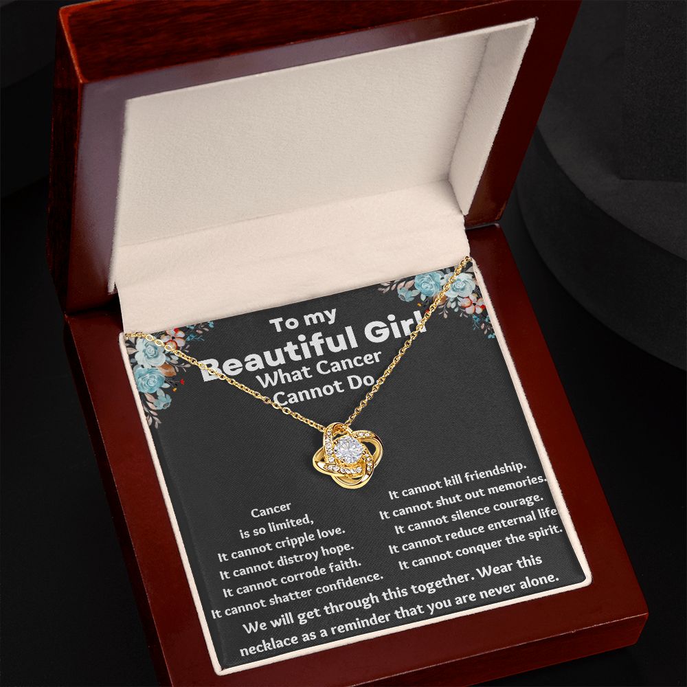 Cancer Gifts for Women: Inspirational Necklace for Chemo and Radiation Patients