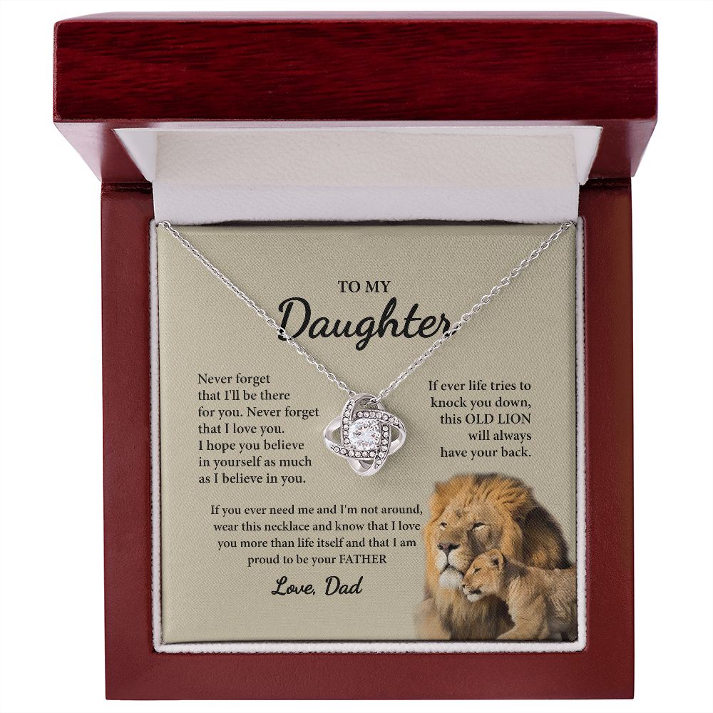 Personalized To My Daughter Gifts Necklace From Mom Dad Mother Father Love  Precious Daughter Birthday Graduation Christmas Customized Gift Box Message  Card - Teecentury.com