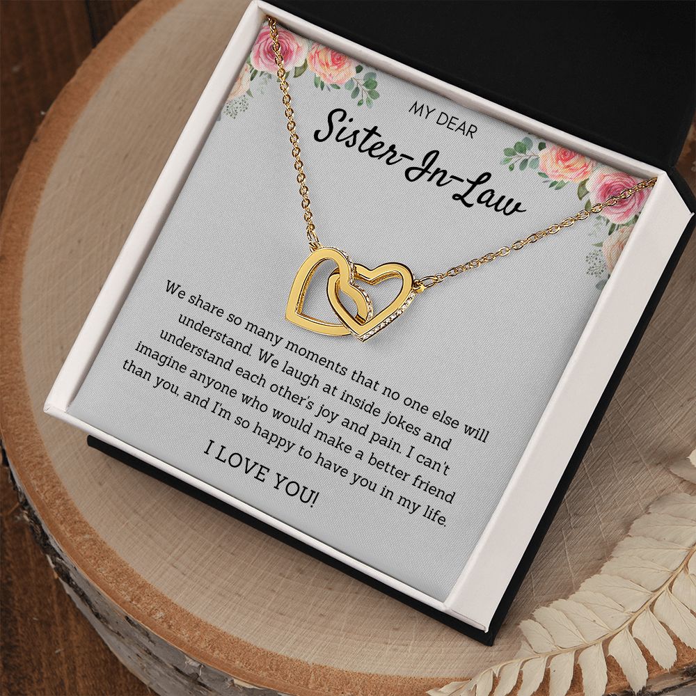 Sister-In-Law Pendant Necklace - Simple and Elegant Jewelry for Any Occasion, Birthday Gift, Christmas Gift, Sister in Law Gift from Bride, Gift for Sister in Law, sister in law necklace, wedding gift SNJW23-240208