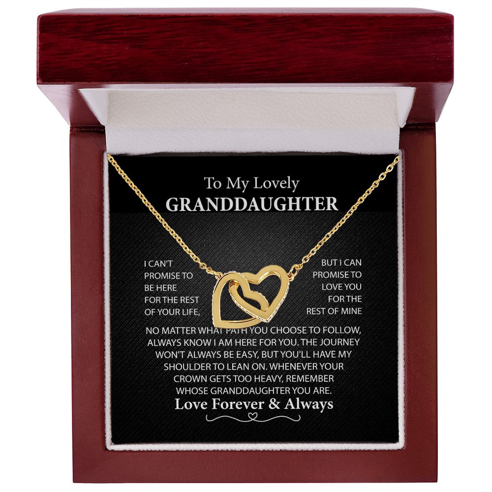 To My Lovely Granddaughter Necklace,B0BLTY75TG SPNKJW110426