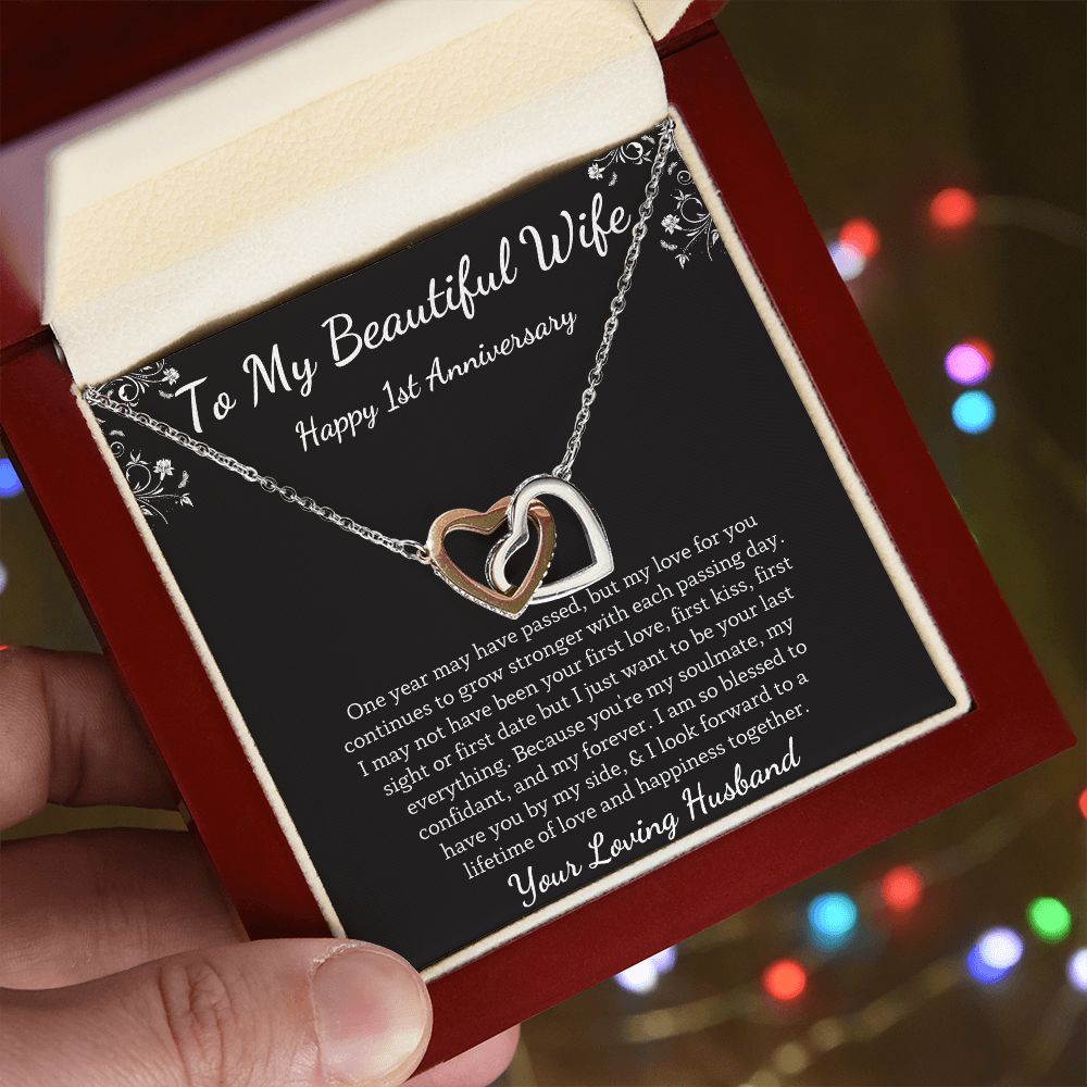 Personalized Valentines Day Birthday Gift for Wife Romantic Anniversary Gift  for Wife Sentimental Gifts for Wife Jewelry With Message Card - Etsy