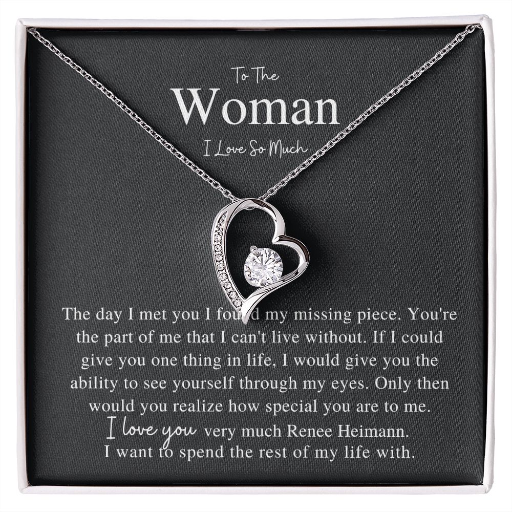 To The Woman I Love So Much Necklace  Aaron Henderson