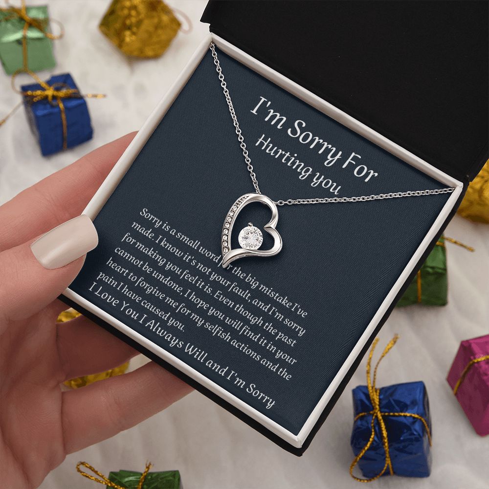 Sorry For Hurting You - Apology Gift Love Knot Necklace – LUF Gifts