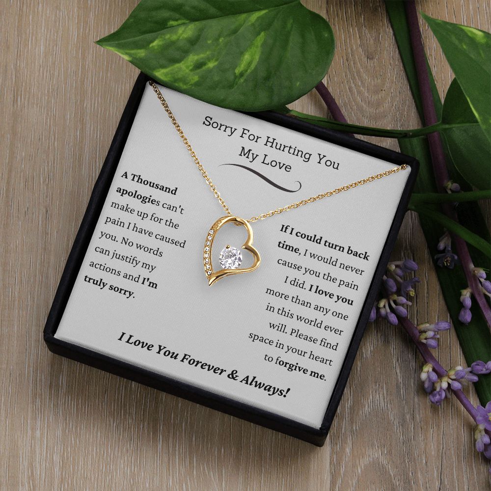 Cuban Link Chain Apology Gift for Him Sorry Gift for Boyfriend Forgive Me Husband  Gift Forgiveness Necklace Sorry Gift for Him - Etsy